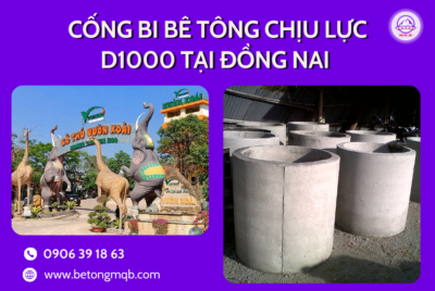 Cống Bi Bê Tông Chịu Lực D1000 Tại Đồng Nai | Bê Tông MQB - Giải Pháp Hàng Đầu Cho Hệ Thống Thoát Nước 2 cống bi bê tông D1000 tại đồng nai