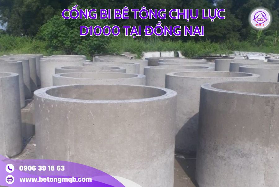 Cống Bi Bê Tông Chịu Lực D1000 Tại Đồng Nai | Bê Tông MQB - Giải Pháp Hàng Đầu Cho Hệ Thống Thoát Nước 4 Cống Bi Bê Tông Chịu Lực D1000 Tại Đồng Nai