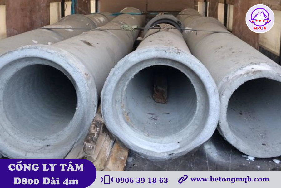 Cống Bê Tông Ly Tâm D800 Dài 4m Tại Tp. Hồ Chí Minh 1 119