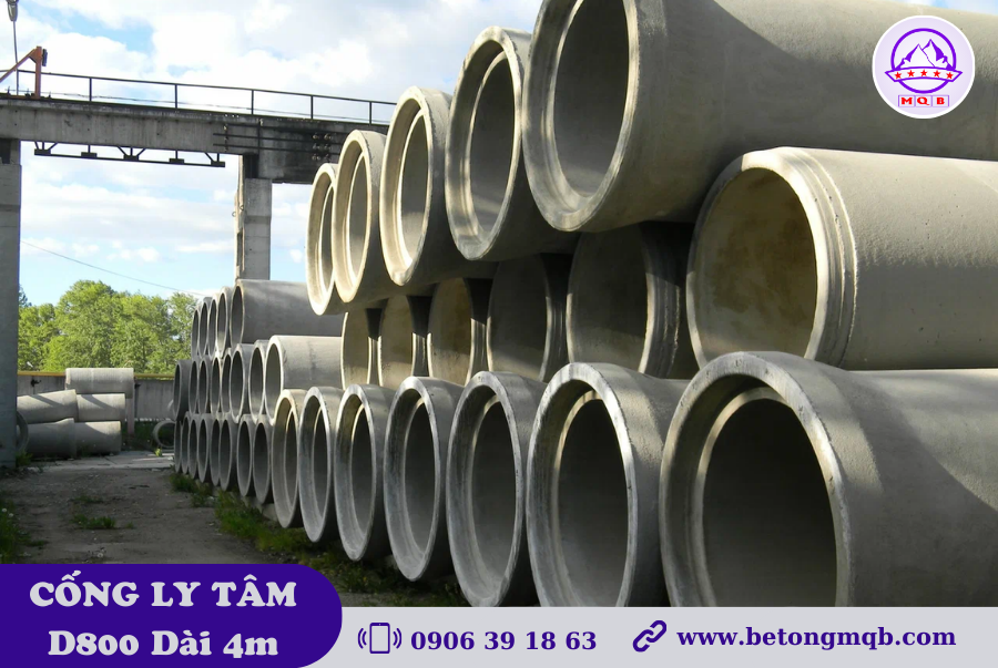 Cống Bê Tông Ly Tâm D800 Dài 4m Tại Tp. Hồ Chí Minh 3 121