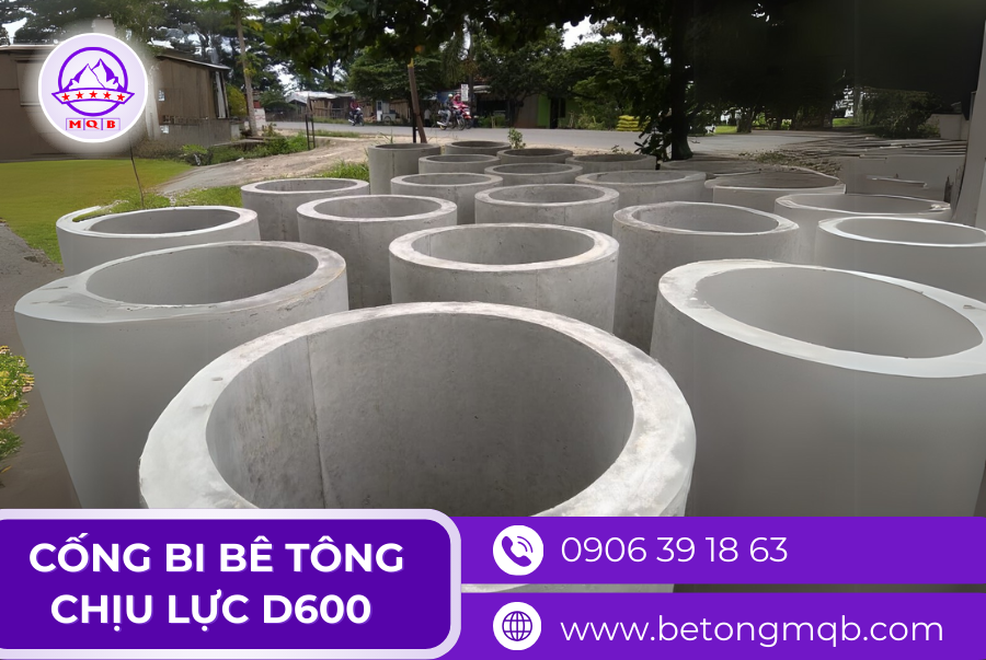 Cống Bi Bê Tông Chịu Lực D600 tại Bình Phước 2 Cống bi bê tông chịu lực D600