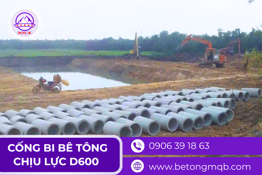 Cống Bi Bê Tông Chịu Lực D600 tại Bình Phước 3 Cống bi bê tông chịu lực D600
