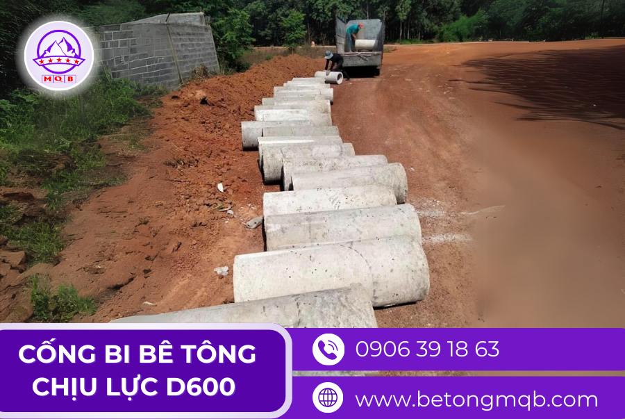 Cống Bi Bê Tông Chịu Lực D600 tại Bình Phước 4 Cống bi bê tông chịu lực D600