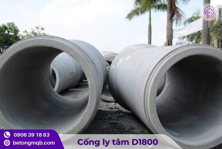 Cống Bê Tông Ly Tâm D1800 Dài 4M Tại TP Hồ Chí Minh | Bê Tông MQB 3 447