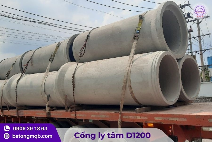 Cống Bê Tông Ly Tâm D1200 Dài 4M Tại TP Hồ Chí Minh 1 449