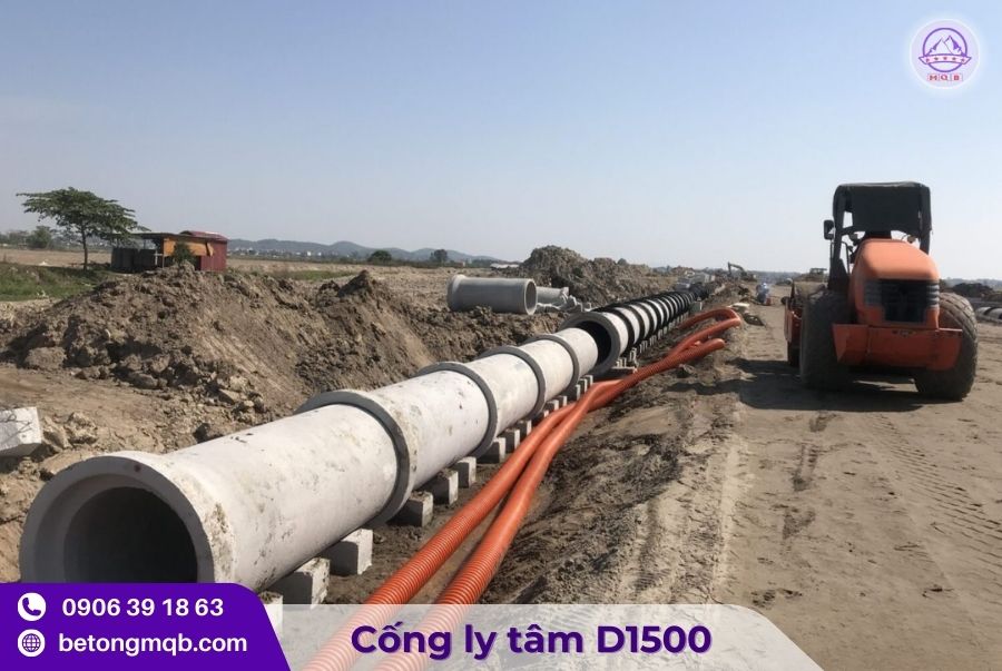 Cống Bê Tông Ly Tâm D1500 Dài 4m Tại Tp. Hồ Chí Minh 1 453