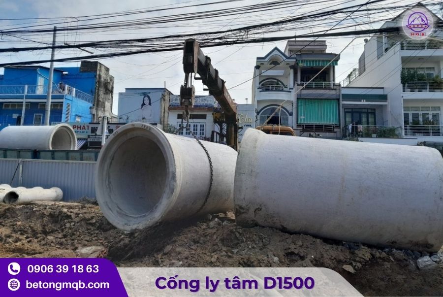 Cống Bê Tông Ly Tâm D1500 Dài 4m Tại Tp. Hồ Chí Minh 3 455