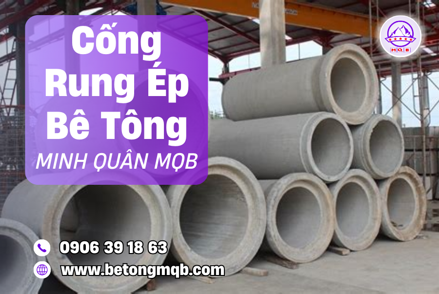 Cống Bê Tông Rung Ép D800 Dài 3M Tại Đồng Nai | Bê Tông MQB 1 Cống bê tông rung ép D800 dài 3m tại Đồng Nai