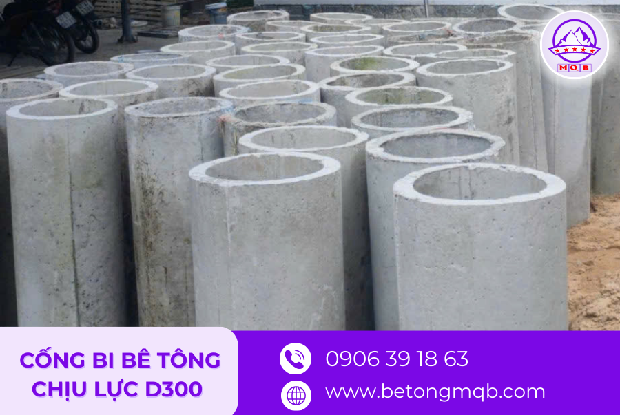 Cống bi bê tông chịu lực D300 tại Bình Phước 2 Thông số kỹ thuật của cống bi bê tông chịu lực D300