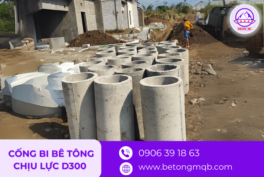 Cống bi bê tông chịu lực D300 tại Bình Phước 4 Ứng dụng của cống bi bê tông chịu lực D300