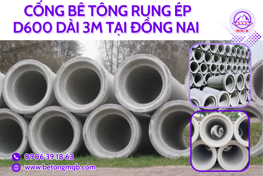 cong d600 dai 3m