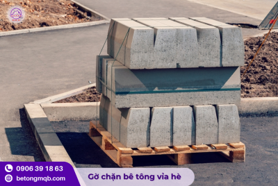 Bó vỉa bê tông 150x300x1000mm tùy chỉnh