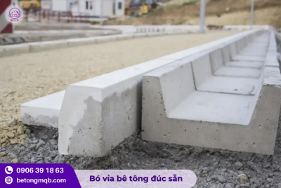 Đơn vị cung cấp bó vỉa bê tông 150x300x1000mm