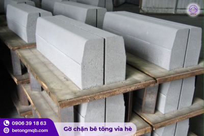 Bó vỉa bê tông 200x350x1000mm tại TPHCM 8 bo via be tong 200x350x1000mm mac 200