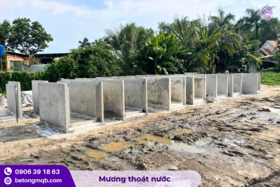 Cống thoát nước chữ U dài 1 mét 6 cong thoat nuoc chu u chat luong