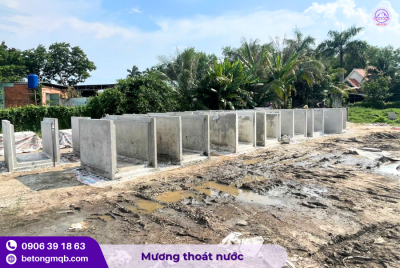 Cống thoát nước chữ U dài 1 mét 8 cong thoat nuoc chu u chiu luc