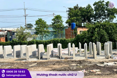 Cống thoát nước chữ U dài 1 mét 7 cong thoat nuoc chu u cot thep