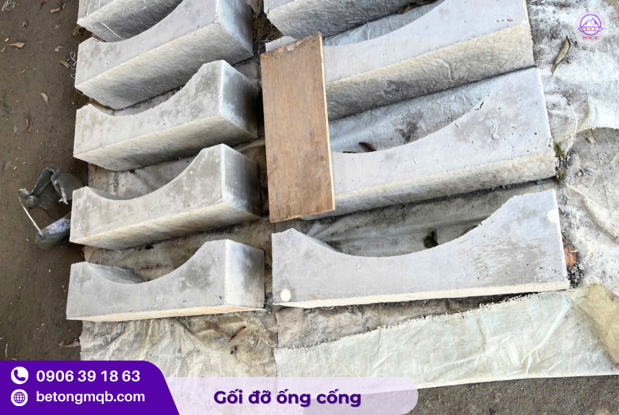 Cung cấp gối đỡ cống bê tông chất lượng tại Miền Nam 2 Gối đỡ cống bê tông đúc sẵn chất lượng