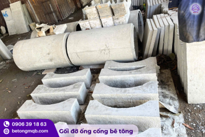 Gối đỡ ống cống bê tông tại Miền Nam