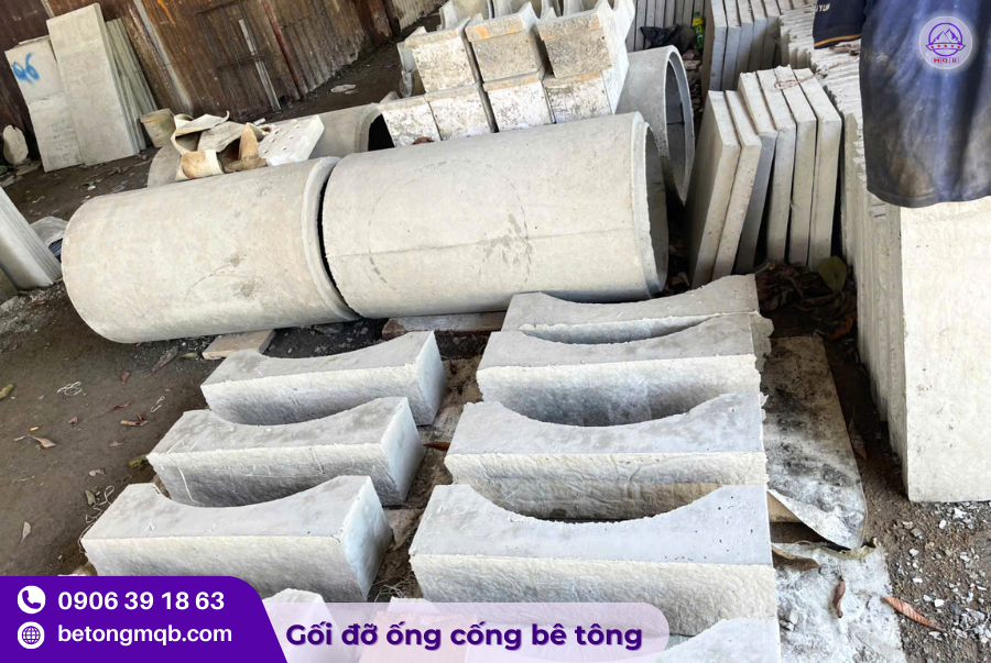 Cung cấp gối đỡ cống bê tông chất lượng tại Miền Nam 3 Gối đỡ ống cống bê tông tại Miền Nam