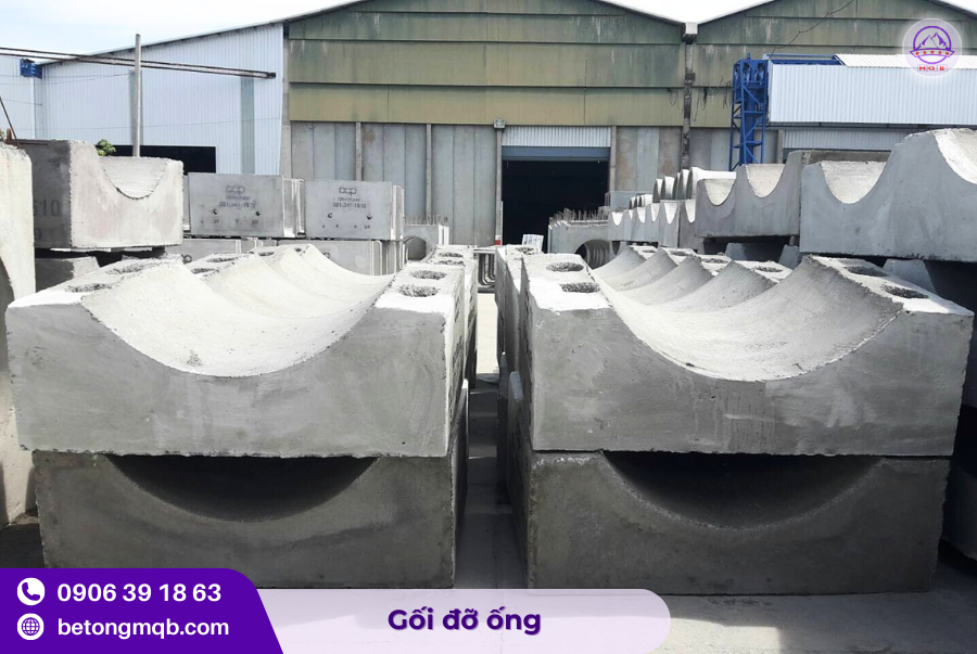 Đơn vị cung cấp gối đỡ ống D600 chất lượng 3 Gối đỡ ống D600 tại TPHCM