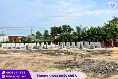 Mương thoát nước chữ U dài 1m chất lượng cao