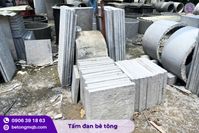 Sản xuất tấm đan bê tông 500x500x50mm chất lượng 9 Sản xuát tấm đan bê tông 500x500x50mm uy tín