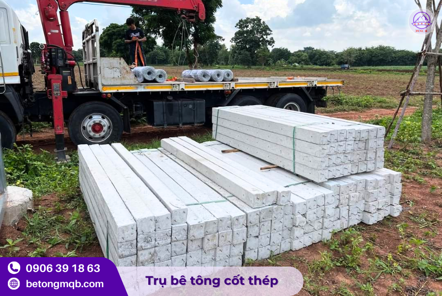 Trụ bê tông 120x120x2500mm tại TPHCM 4 Trụ bê tông 120x120x2500mm tại TPHCM