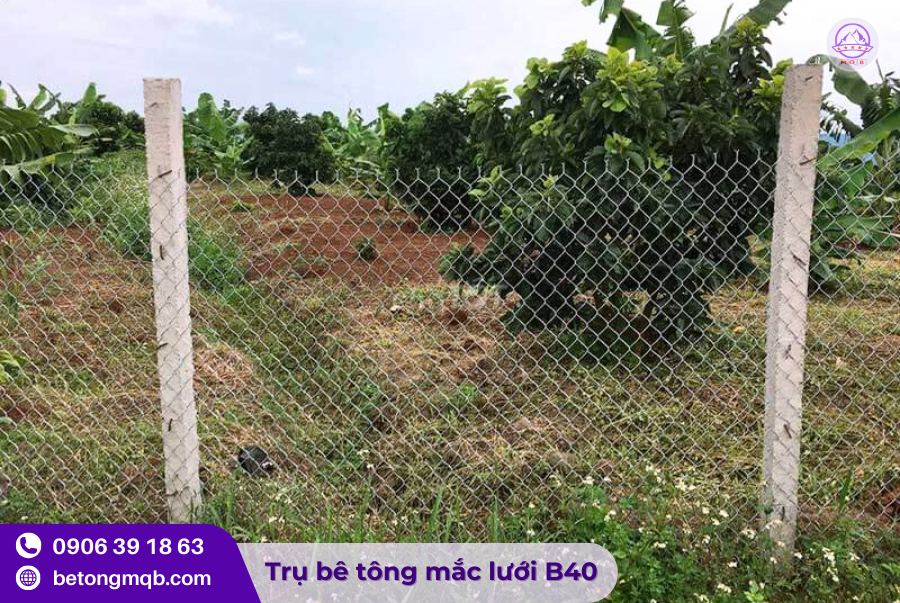 Trụ bê tông 120x120x2500mm tại TPHCM 1 Trụ bê tông 120x120x2500mm chất lượng