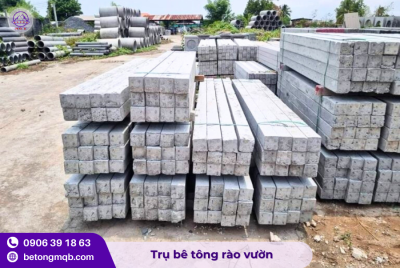 Trụ bê tông dài 3m