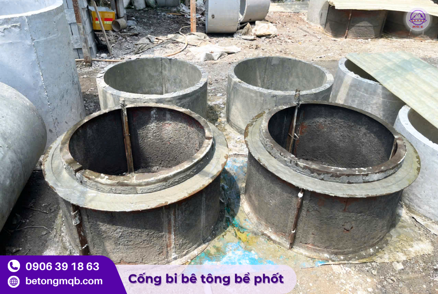 Cống bi làm bể phốt bằng bê tông đường kính 800mm 3 cong bi lam be phot chat luong