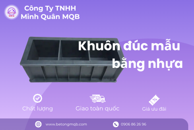 Khuôn đúc mẫu bê tông ba ngăn