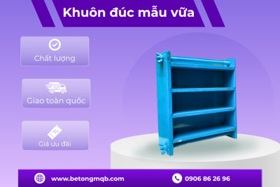 Khuôn đúc mẫu vữa xi măng