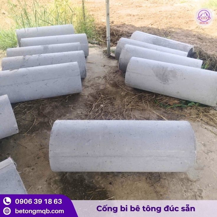 Cống bi bê tông dài 1 mét chuyên dùng cho công trình dân sinh 5 Cống bi bê tông dài 1 mét chất lượng