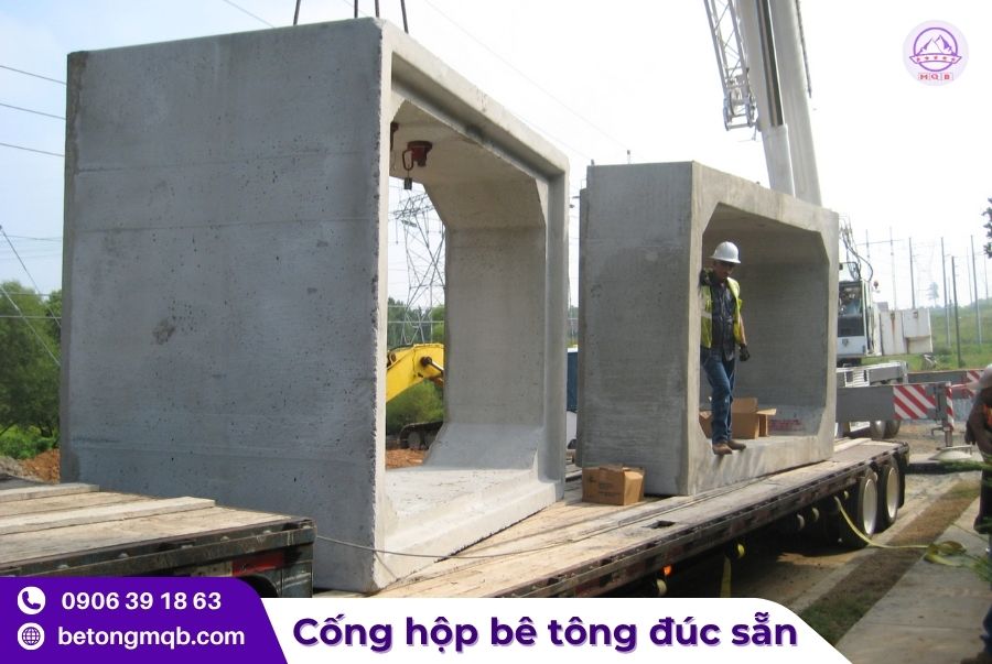 Cống hộp bê tông đúc sẵn chất lượng từ Minh Quân MQB 5 Cống hộp bê tông đúc sẵn