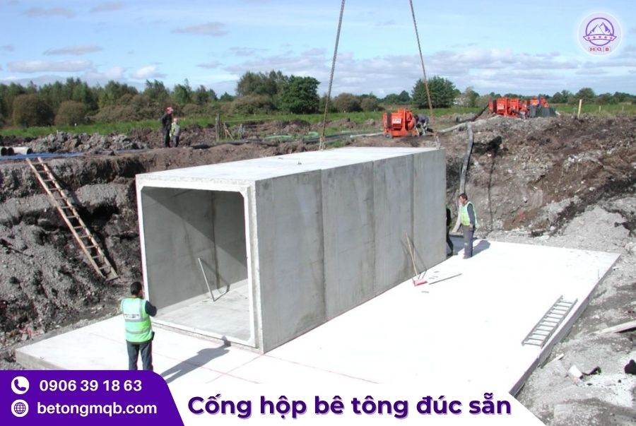 Cống hộp bê tông đúc sẵn chất lượng từ Minh Quân MQB 4 Cống hộp bê tông đúc sẵn của Minh Quân MQB