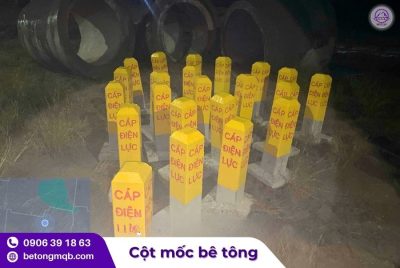 Cột mốc bê tông đúc sẵn chất lượng cho tất cả các công trình 9 cot moc be tong duc san