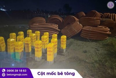 Cột mốc bê tông đúc sẵn chất lượng cho tất cả các công trình 10 cot moc be tong long an