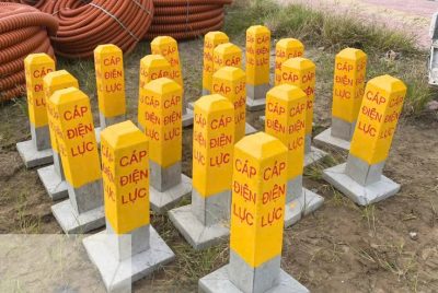 Cột mốc bê tông đúc sẵn chất lượng cho tất cả các công trình 11 cot moc be tong tai binh duong
