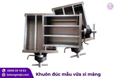 Khuôn đúc mẫu vữa xi măng bằng gang