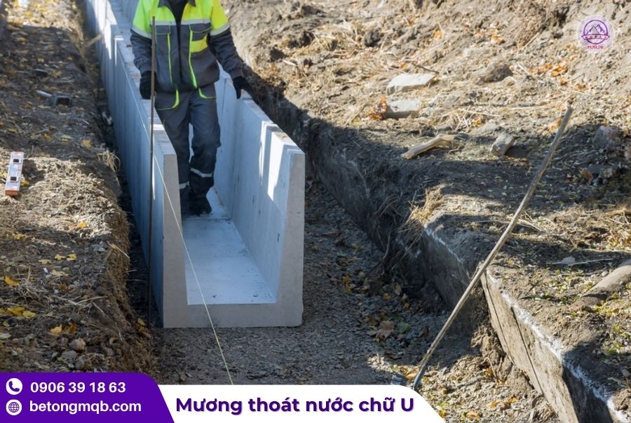 Đơn vị chuyên cung cấp mương U chất lượng tại Bình Dương 1 Mương u chất lượng bằng bê tông