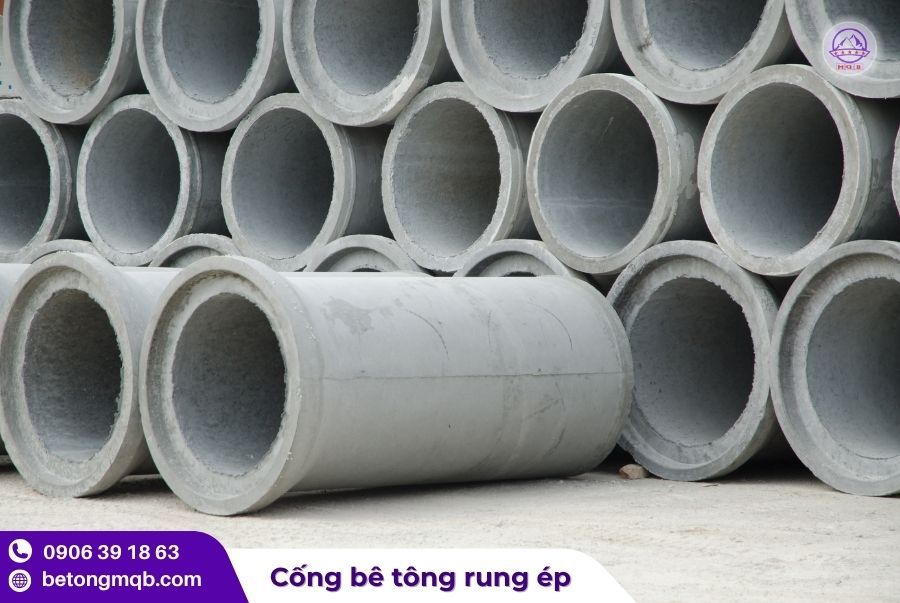 Ống cống bê tông rung ép phù hợp cho những công trình nào? 1 ong cong be tong rung ep chat luong