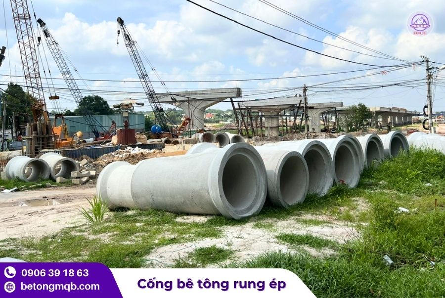 Ống cống bê tông rung ép phù hợp cho những công trình nào? 3 ong cong be tong rung ep gia re