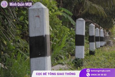 Cọc tiêu bê tông cảnh báo cho đường bộ 7 coc tieu be tong duc san