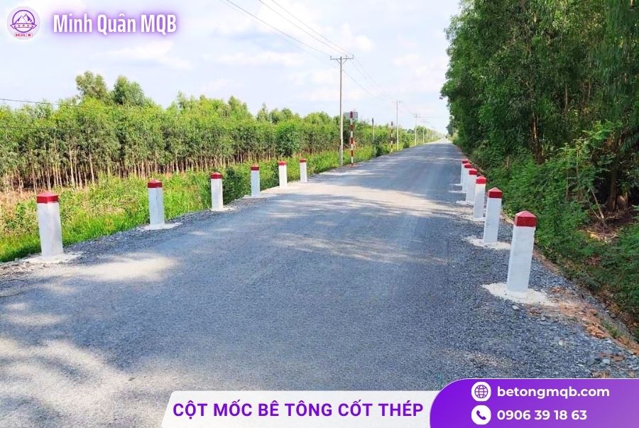 Cọc tiêu bê tông cốt thép cảnh báo cho giao thông 5 Cọc tiêu bê tông cốt thép
