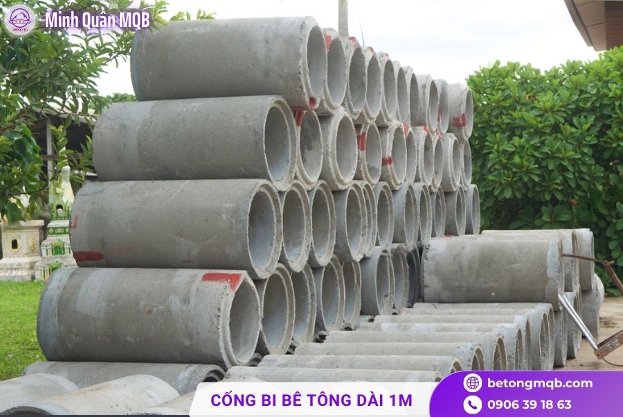 Cống bi 1m chuyên dùng cho công trình thoát nước sinh hoạt 3 cong bi 1m thoat nuoc