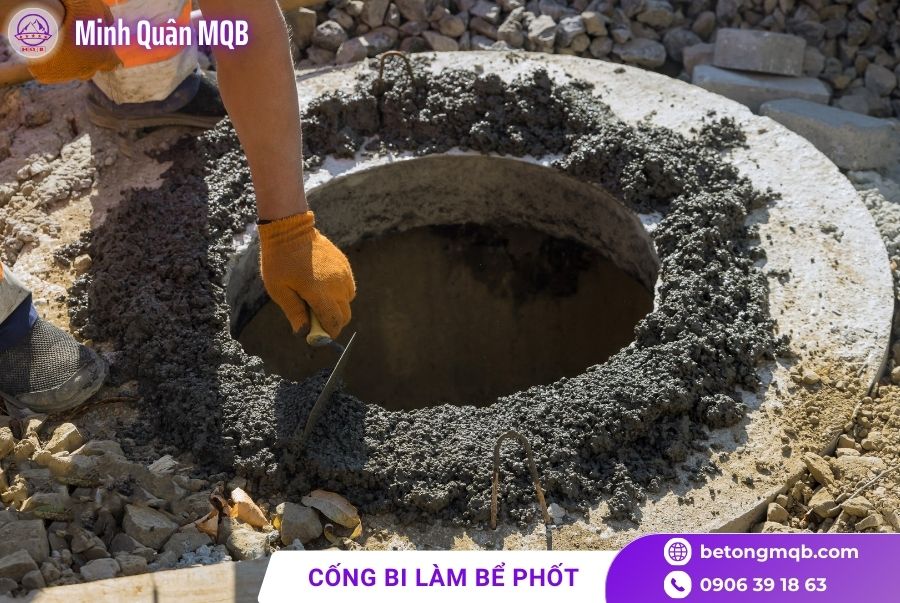 Cống bi bê tông làm bể phốt D800 tại Miền Nam 3 cong bi be tong lam be phot d800 phu bi 900