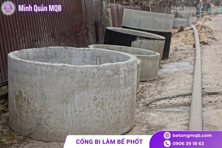 Cống bi bê tông làm bể phốt D800 tại Miền Nam 2 cong bi be tong lam be phot d800