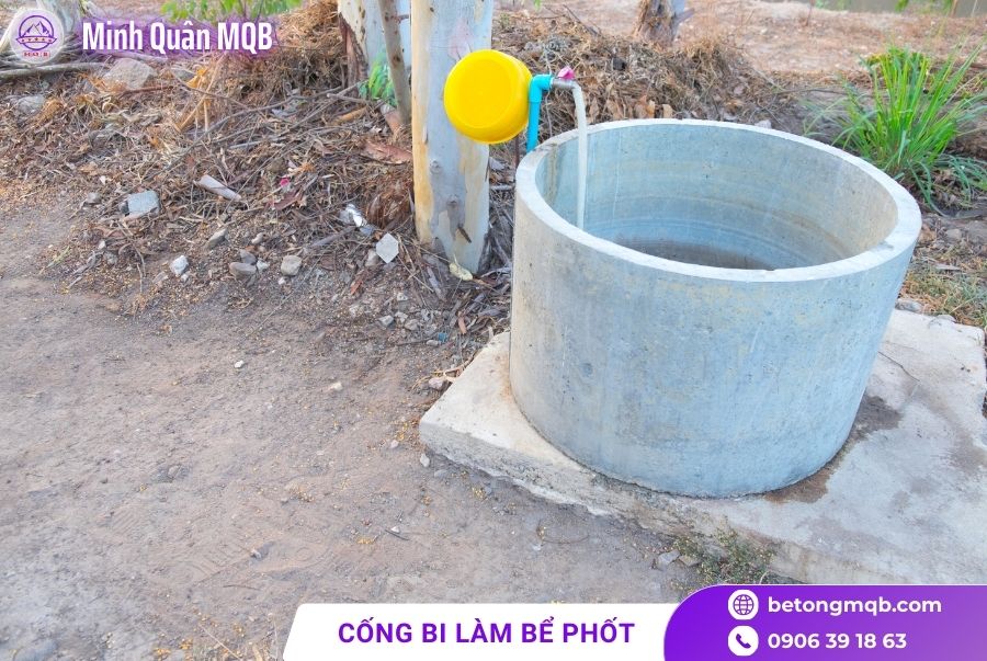 Cống bi bê tông làm bể phốt D800 tại Miền Nam 4 cong bi be tong lam be phot uu viet