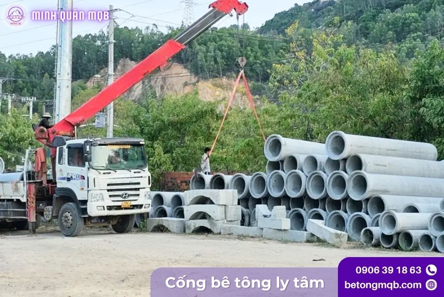 Chuyên cung cấp cống ly tâm chịu lực 10-30 tấn 1 Cống ly tâm chịu lực 10 tấn